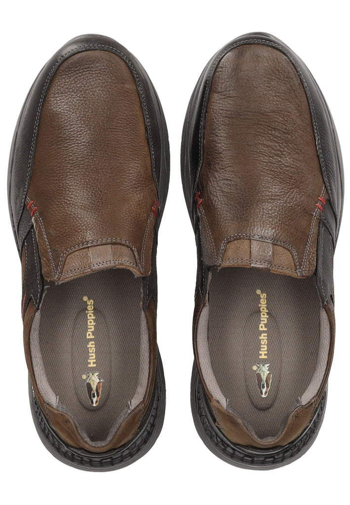 Hush Puppies Slipper Leder Dunkelbraun