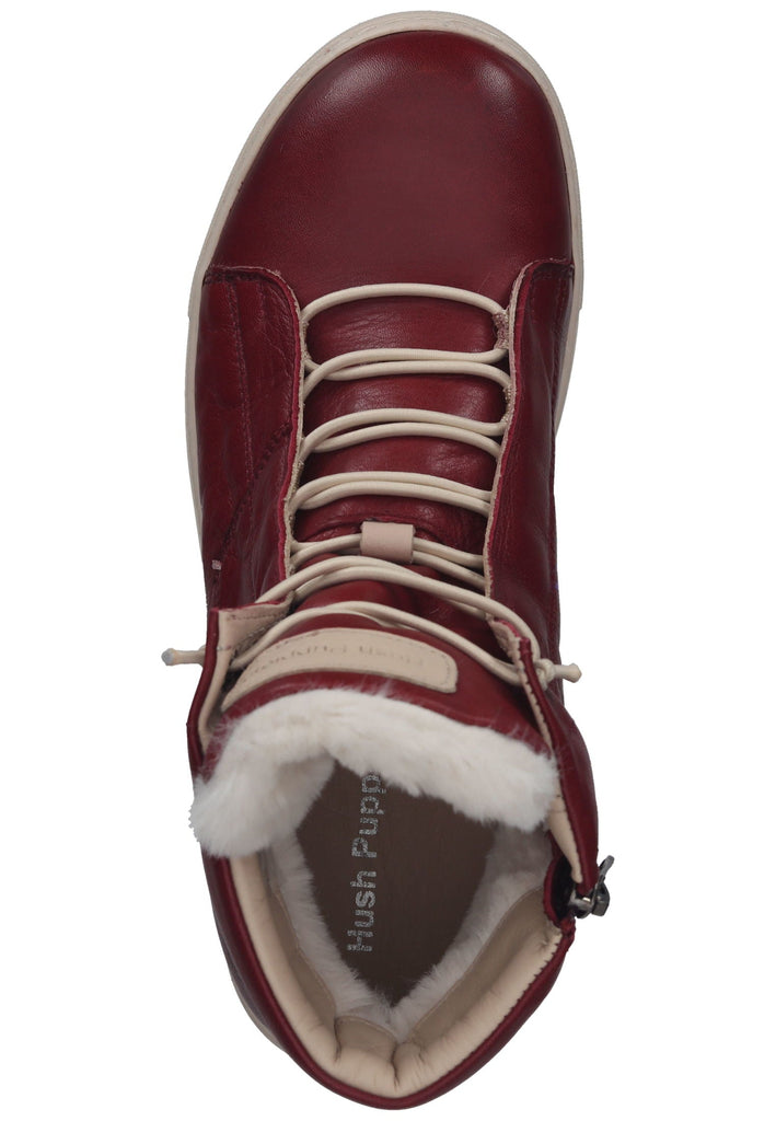Hush Puppies Sneaker Leder Bordeaux Warmfutter
