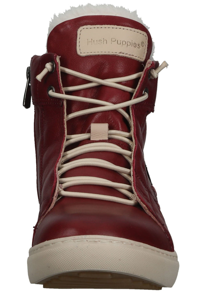 Hush Puppies Sneaker Leder Bordeaux Warmfutter