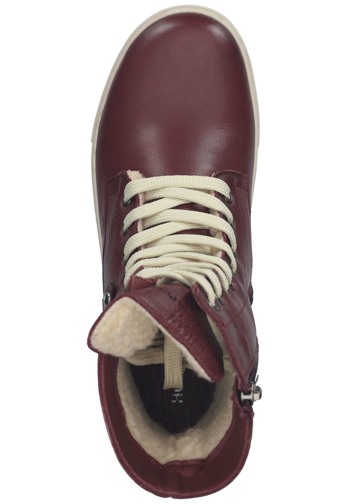 Hush Puppies Sneaker Leder Burgunder