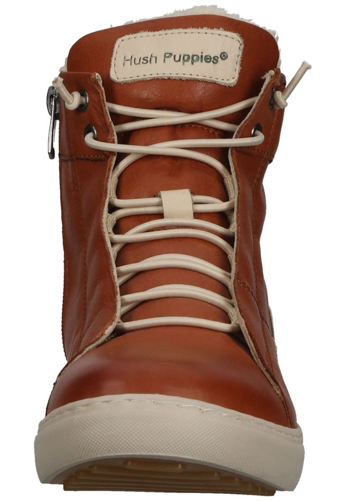 Hush Puppies Sneaker Leder Cognac Warmfutter