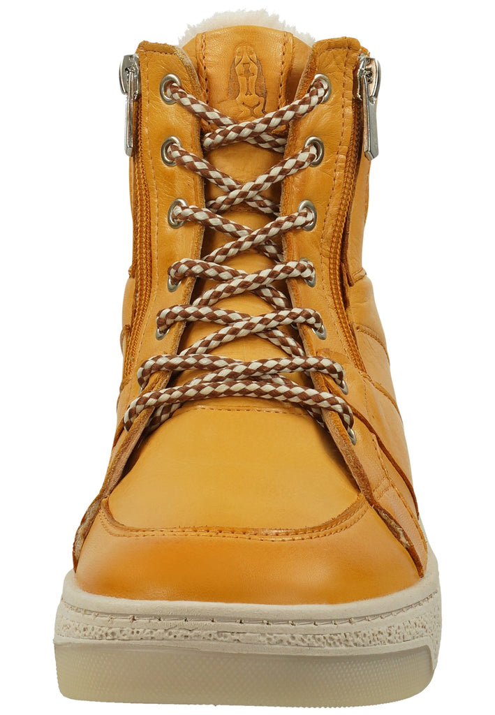 Hush Puppies Stiefelette Leder Gelb Warmfutter