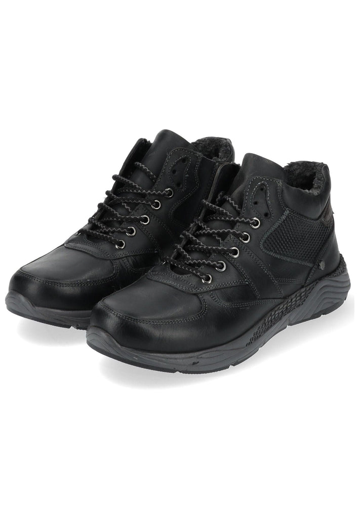 Hush Puppies Stiefelette Leder Schwarz Warmfutter
