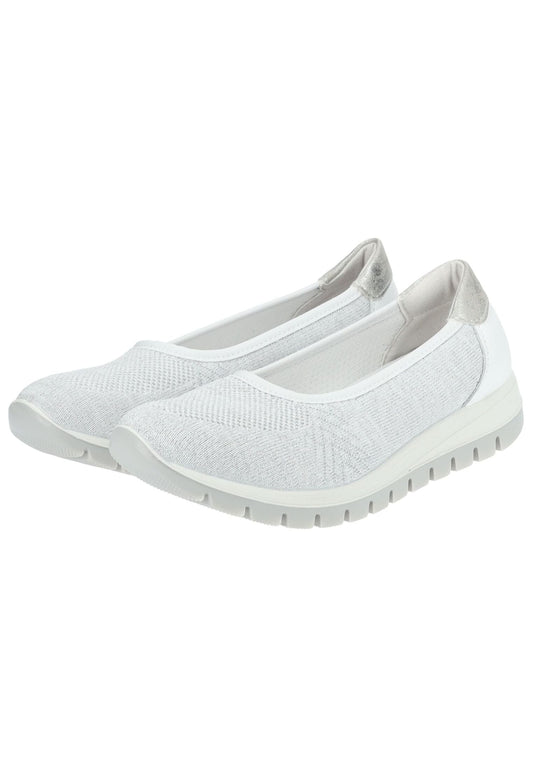 IGI&CO Ballerinas Textil Grau/Weiß