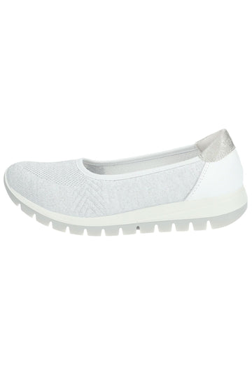 IGI&CO Ballerinas Textil Grau/Weiß