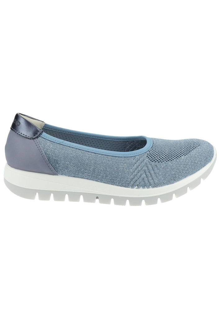 IGI&CO Ballerinas Textil Mittelblau