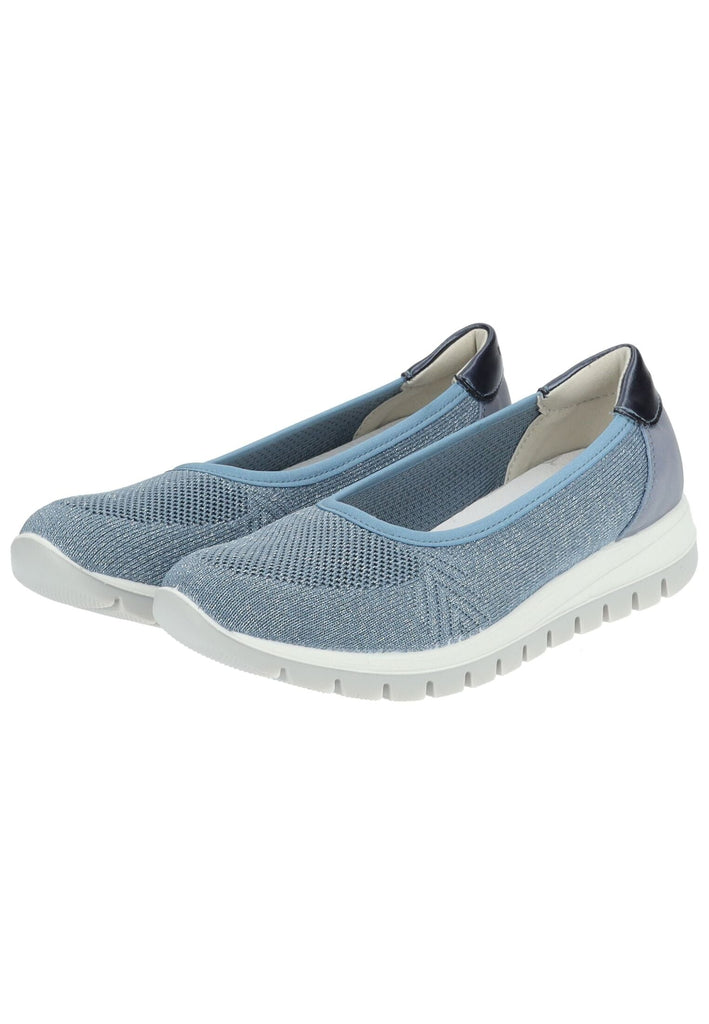 IGI&CO Ballerinas Textil Mittelblau
