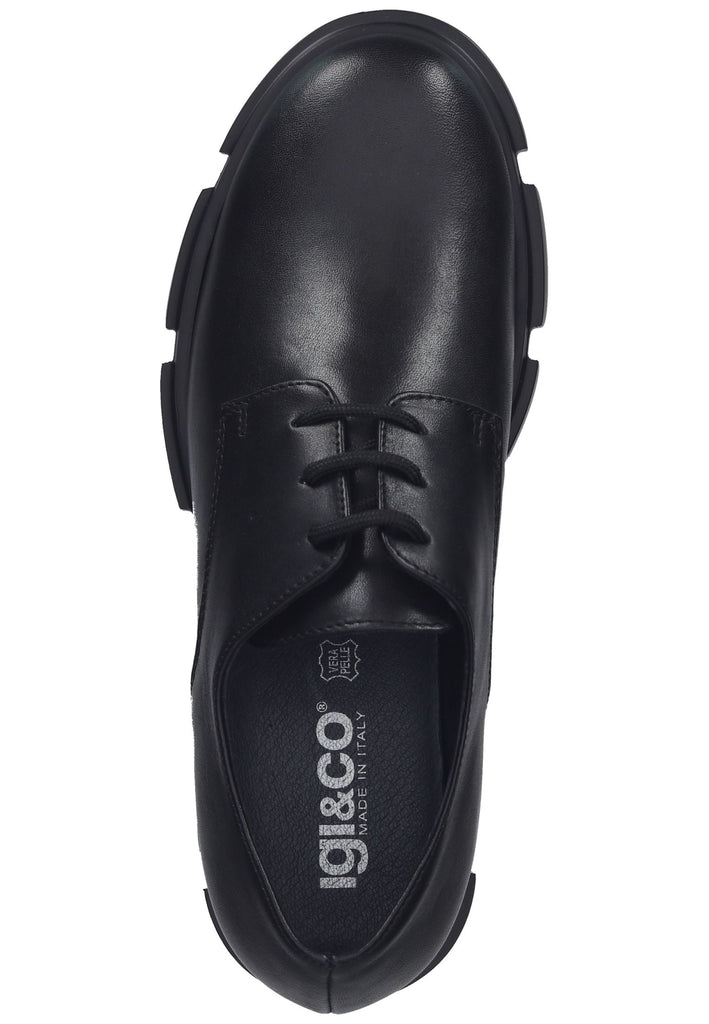 IGI&CO Halbschuhe Nappaleder Schwarz