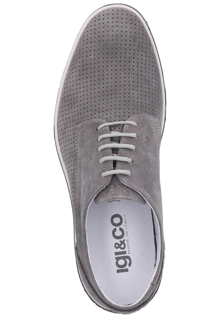 IGI&CO Halbschuhe Veloursleder Hellgrau