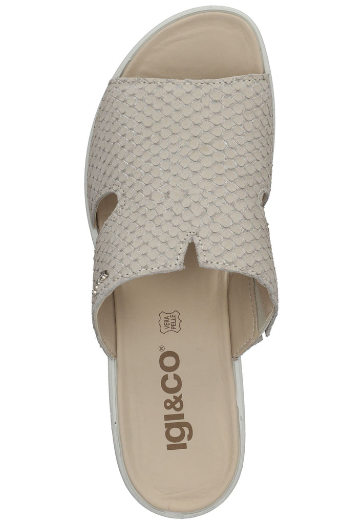 IGI&CO Pantoletten Leder Beige