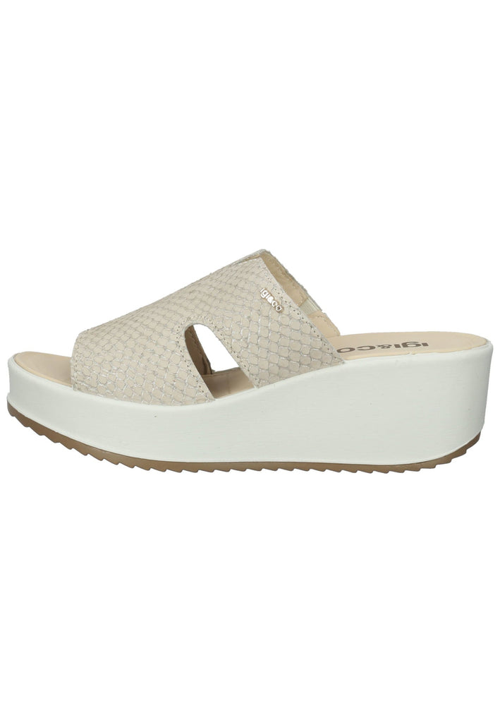 IGI&CO Pantoletten Leder Beige