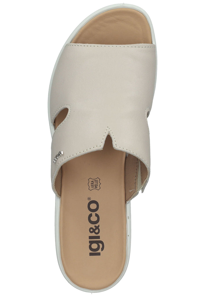 IGI&CO Pantoletten Leder Beige