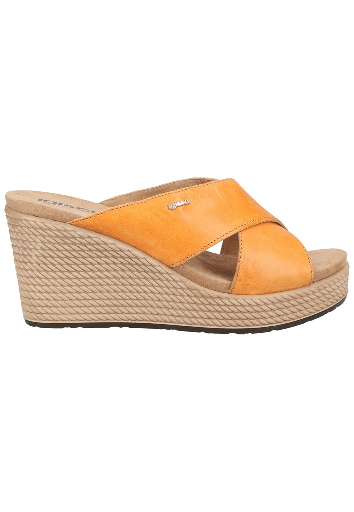 IGI&CO Pantoletten Leder Gelb