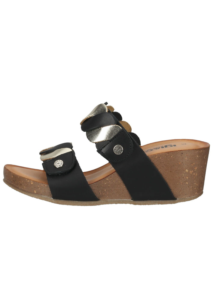 IGI&CO Pantoletten Leder Schwarz