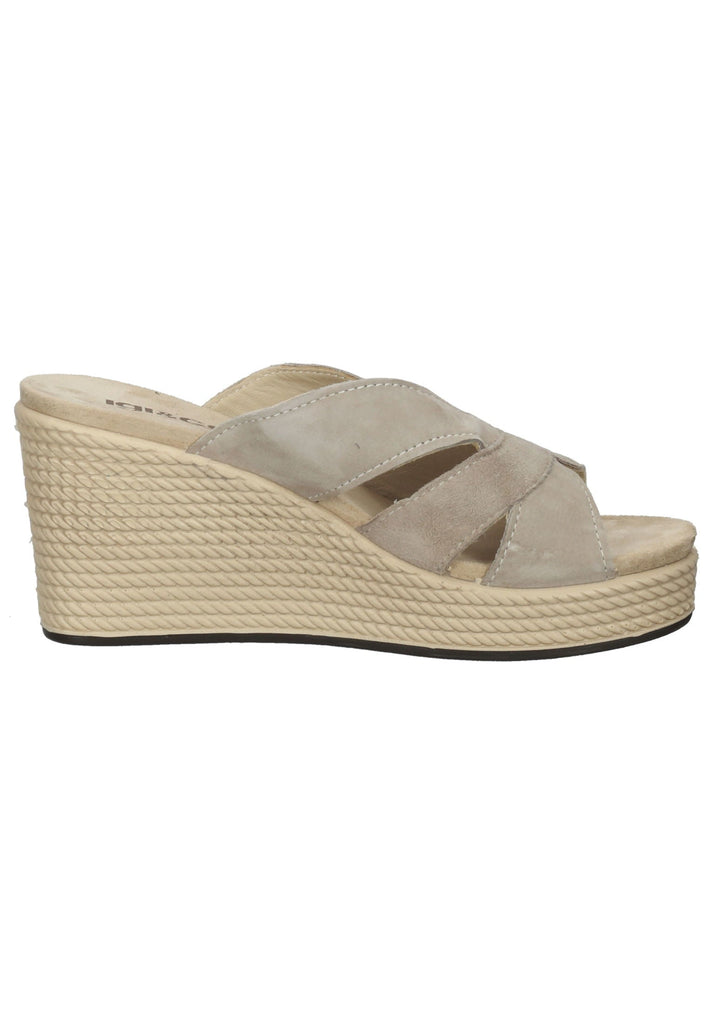 IGI&CO Pantoletten Leder Taupe