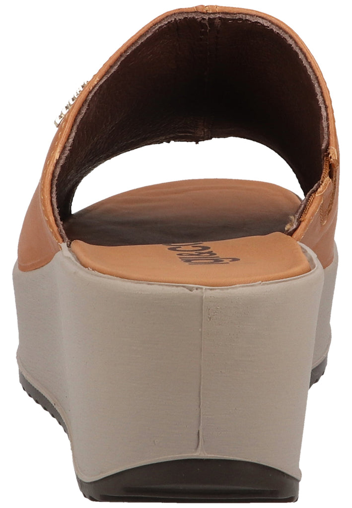 IGI&CO Pantoletten Nappaleder Cognac