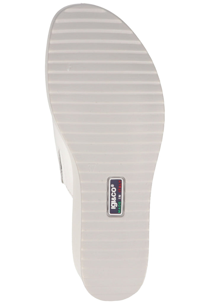IGI&CO Pantoletten Nappaleder Weiß