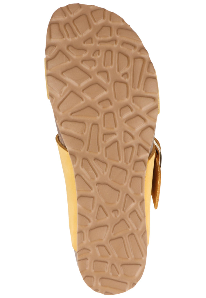 IGI&CO Pantoletten Nubukleder Gelb