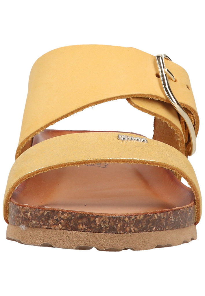 IGI&CO Pantoletten Nubukleder Gelb