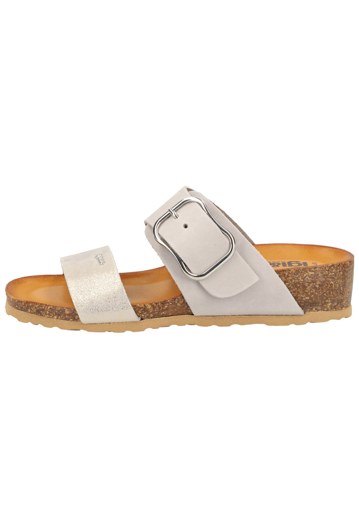 IGI&CO Pantoletten Nubukleder Grau