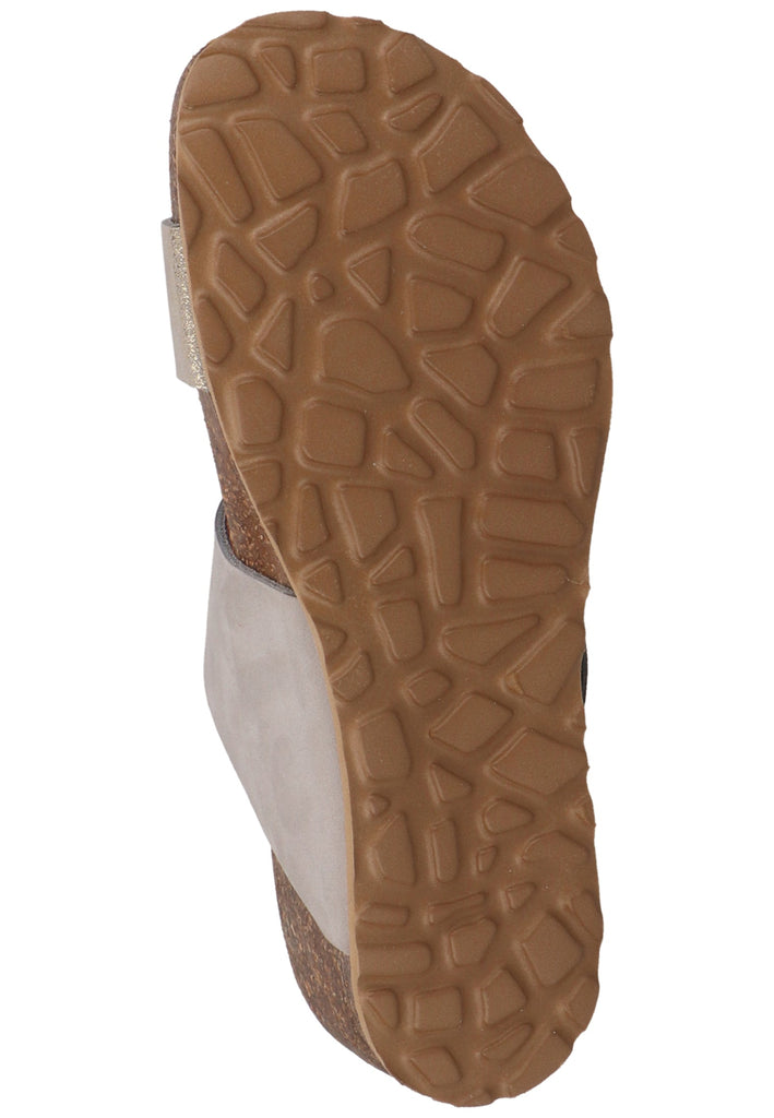 IGI&CO Pantoletten Nubukleder Hellgrau