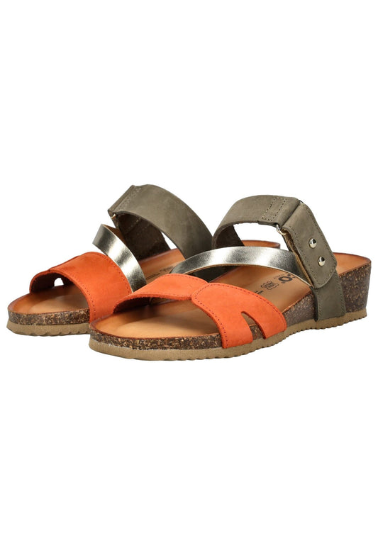 IGI&CO Pantoletten Nubukleder Orange