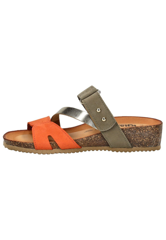 IGI&CO Pantoletten Nubukleder Orange