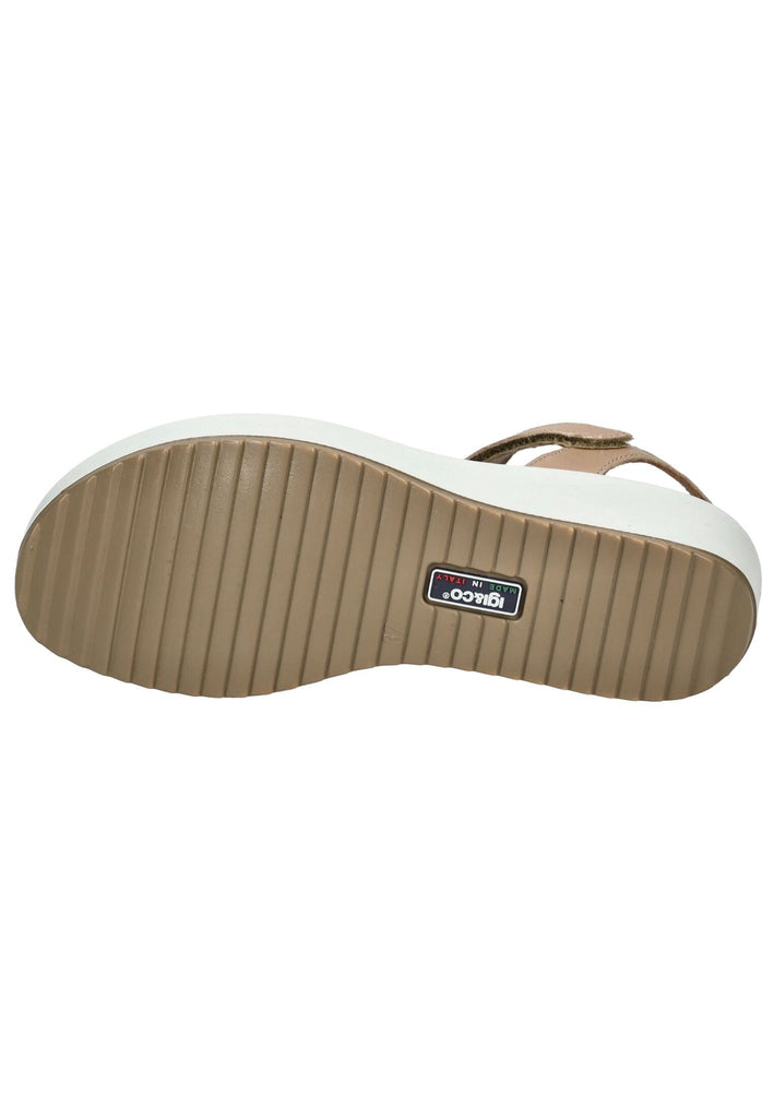 IGI&CO Sandalen Leder Beige/Weiß