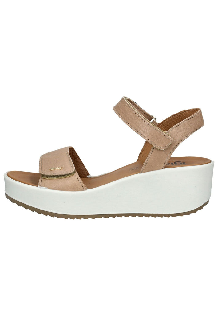 IGI&CO Sandalen Leder Beige/Weiß
