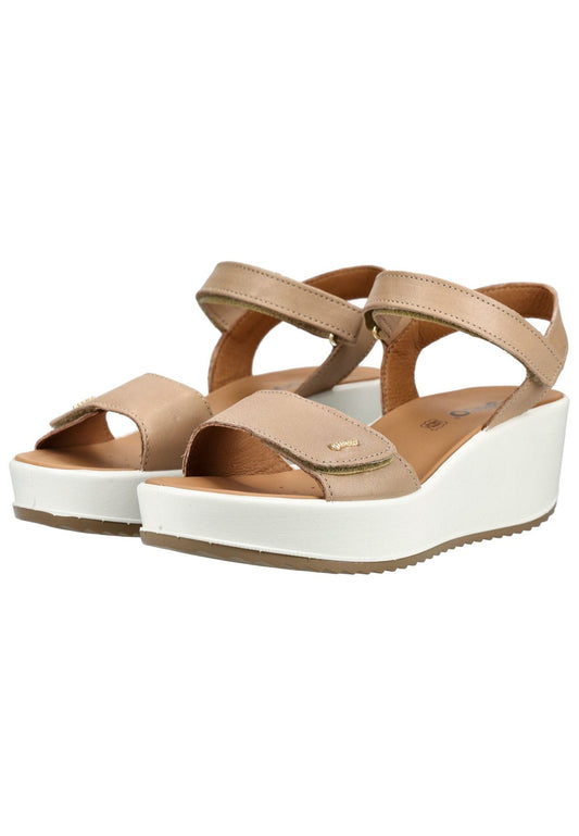 IGI&CO Sandalen Leder Beige/Weiß