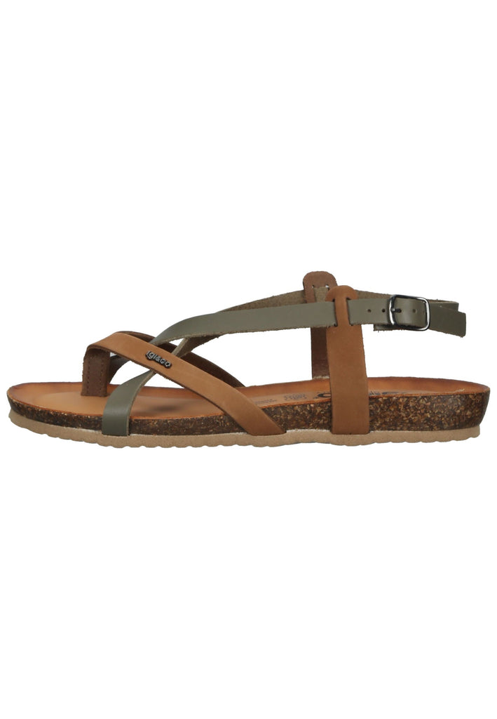 IGI&CO Sandalen Leder Braun/Grün
