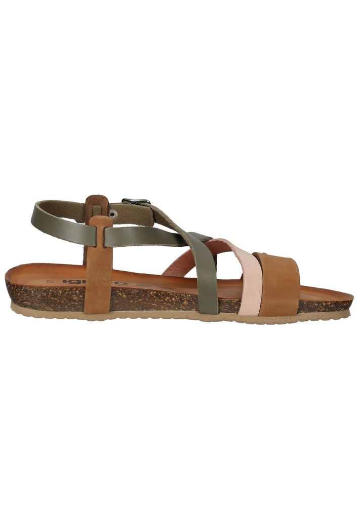 IGI&CO Sandalen Leder Braun/Grün