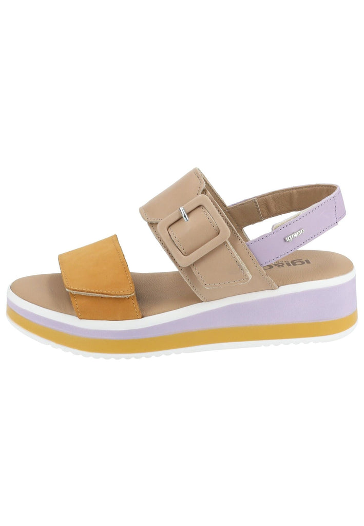IGI&CO Sandalen Leder Braun/LIla