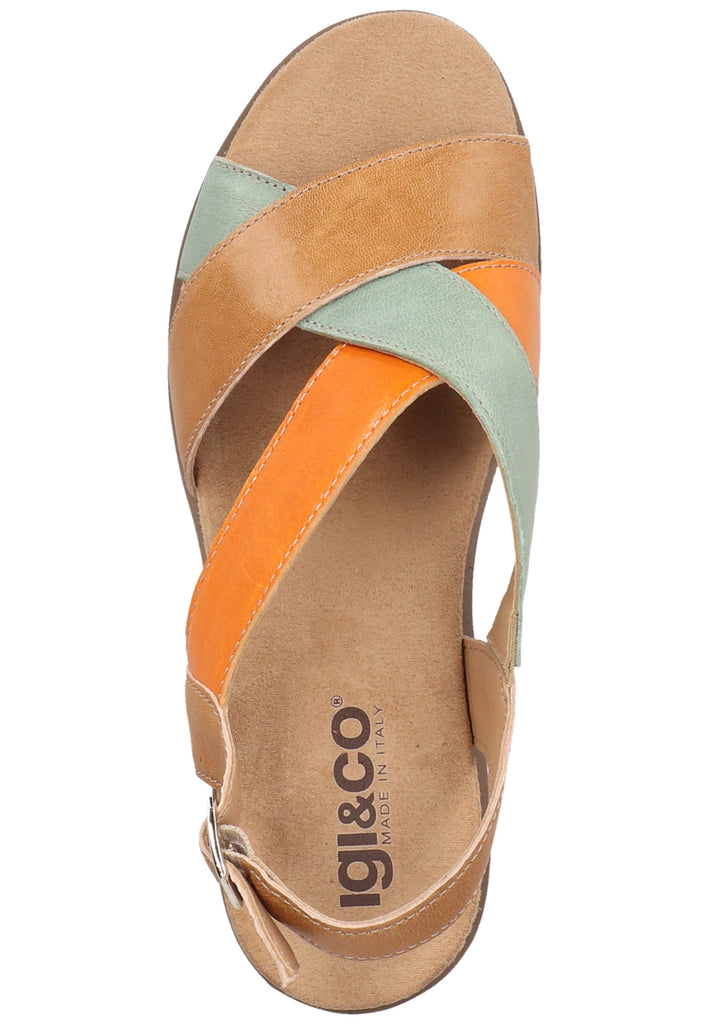 IGI&CO Sandalen Leder Braun/Orange