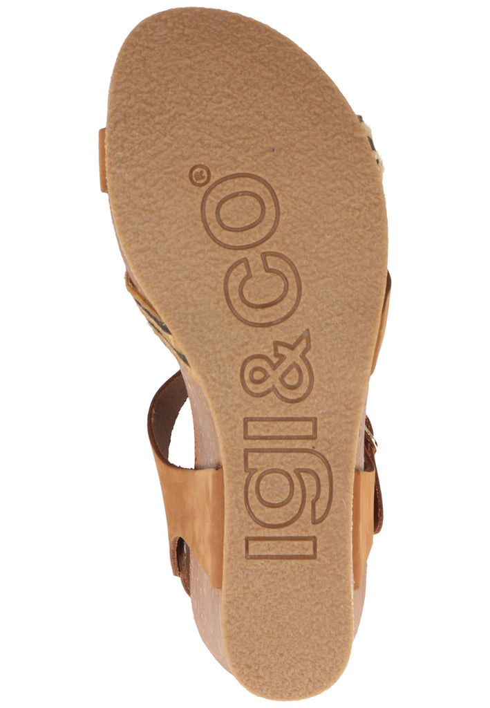 IGI&CO Sandalen Leder Braun/Schwarz