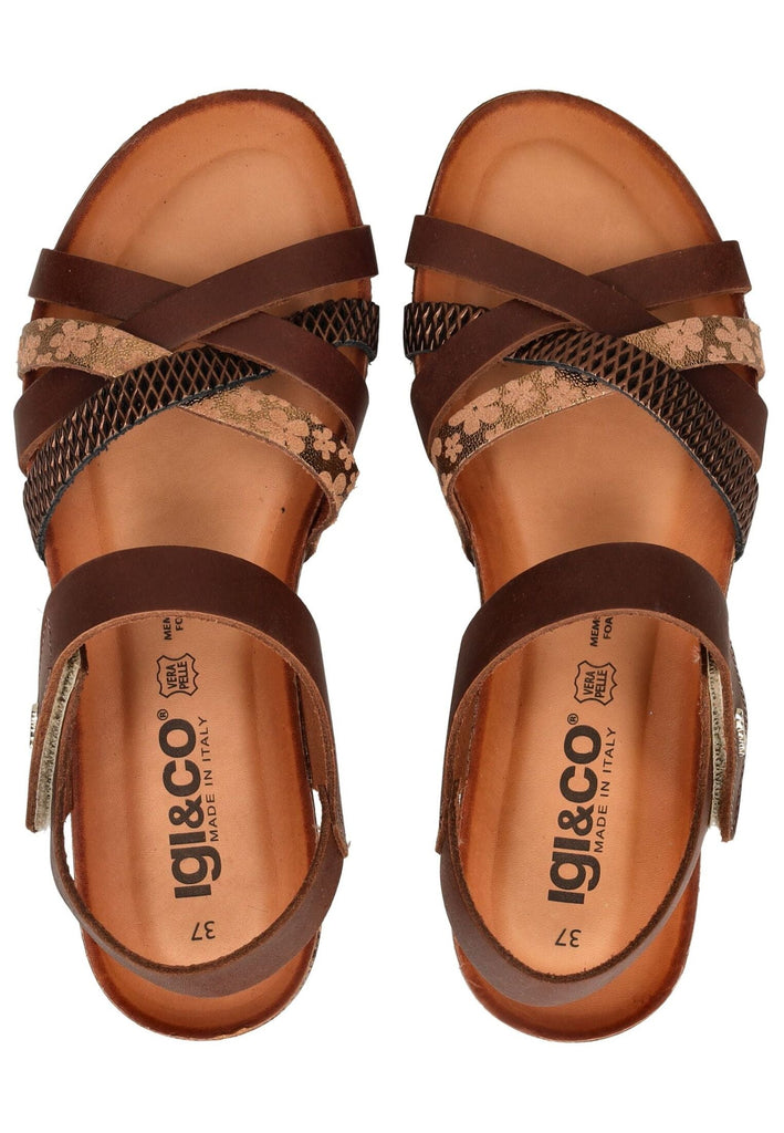 IGI&CO Sandalen Leder Cognac