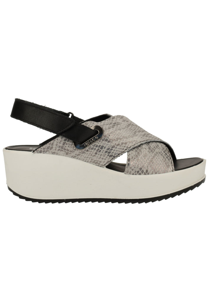 IGI&CO Sandalen Leder Hellgrau/Schwarz
