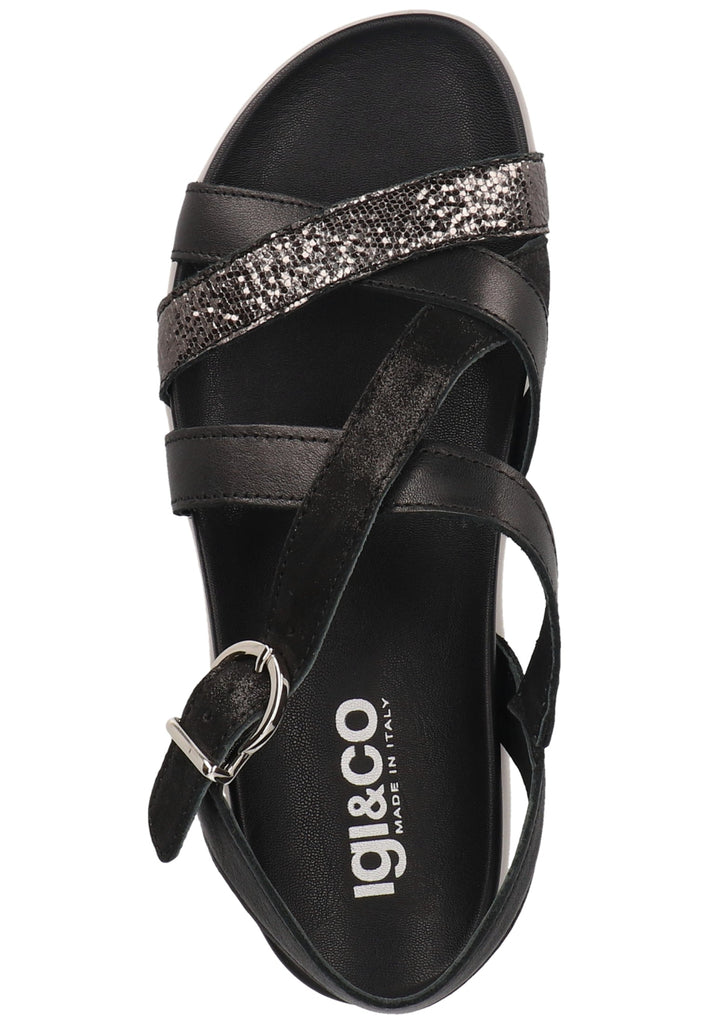 IGI&CO Sandalen Leder Schwarz