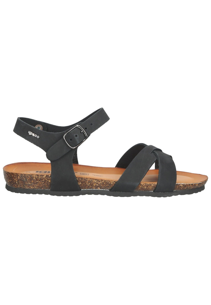 IGI&CO Sandalen Leder Schwarz