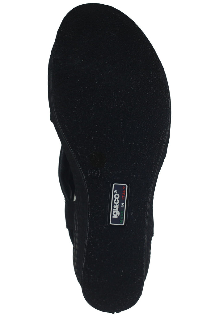 IGI&CO Sandalen Leder Schwarz