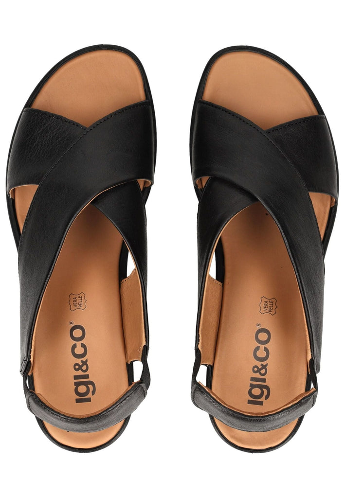 IGI&CO Sandalen Leder Schwarz/Braun