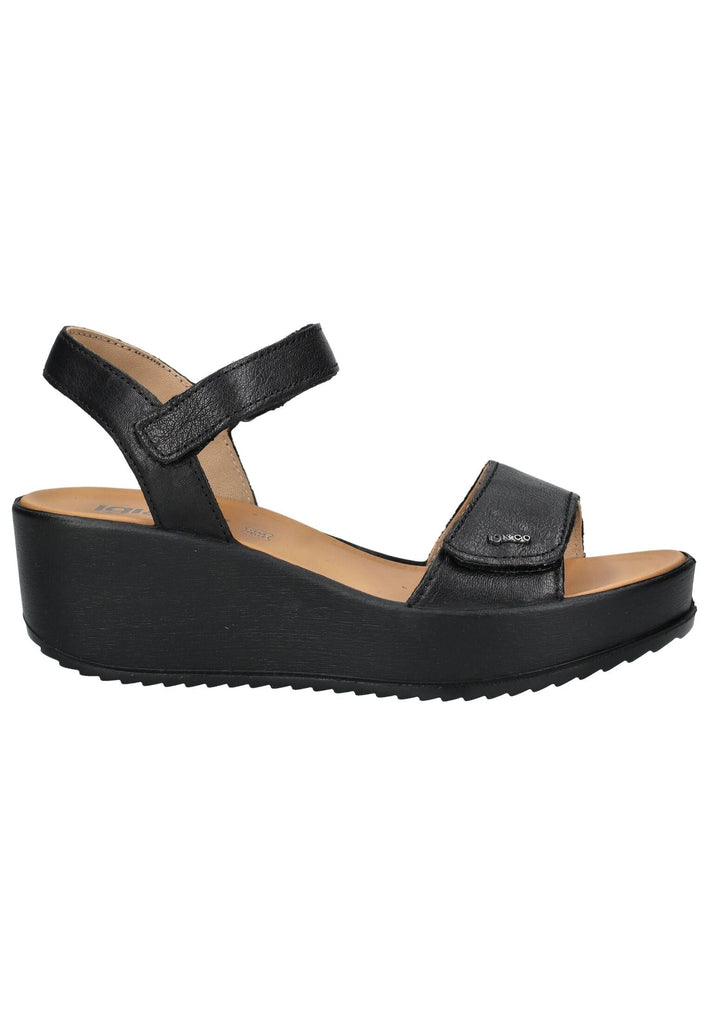 IGI&CO Sandalen Leder Schwarz/Schwarz