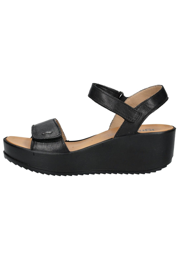 IGI&CO Sandalen Leder Schwarz/Schwarz
