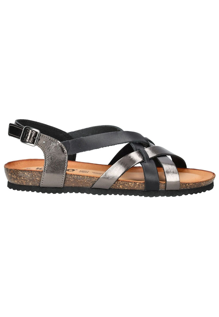 IGI&CO Sandalen Leder Schwarz/Schwarz