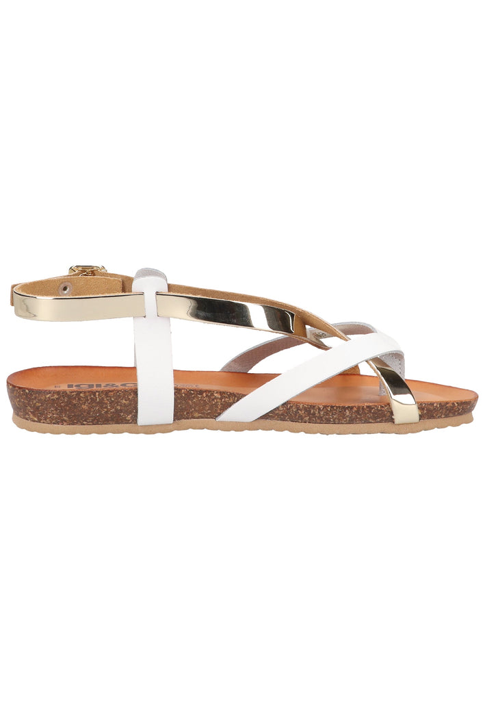 IGI&CO Sandalen Leder Silber/Weiß