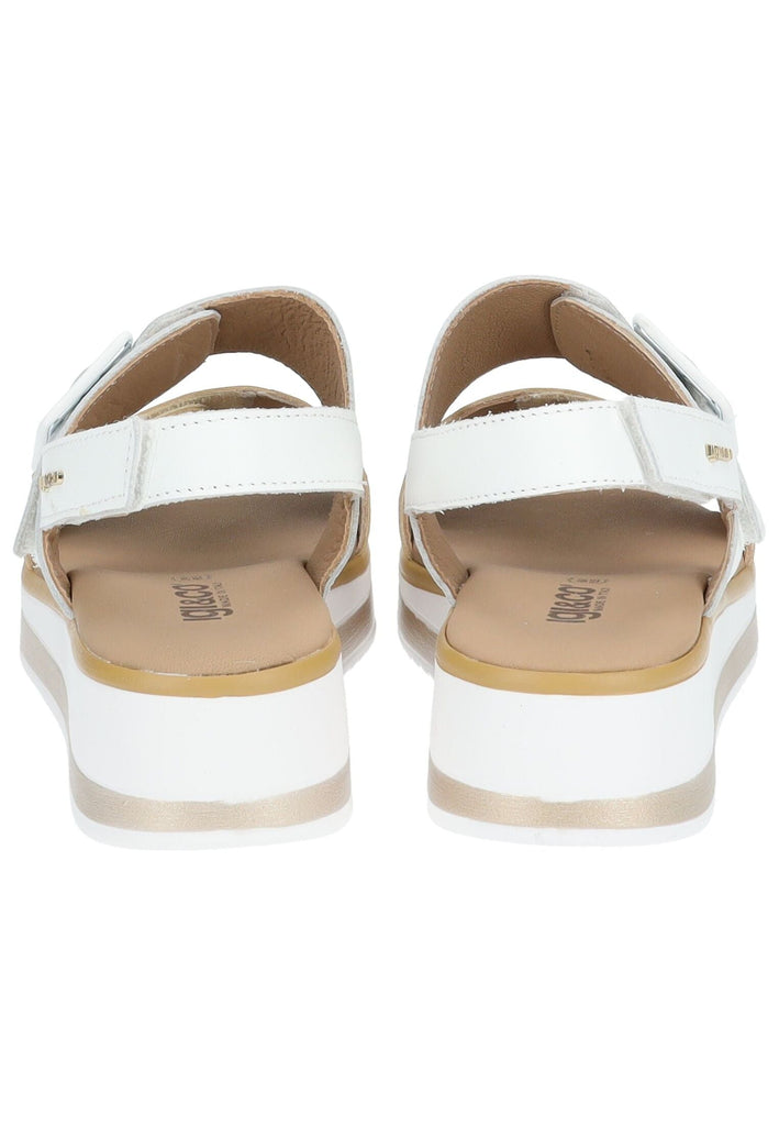 IGI&CO Sandalen Leder/Synthetik Weiß/Gold