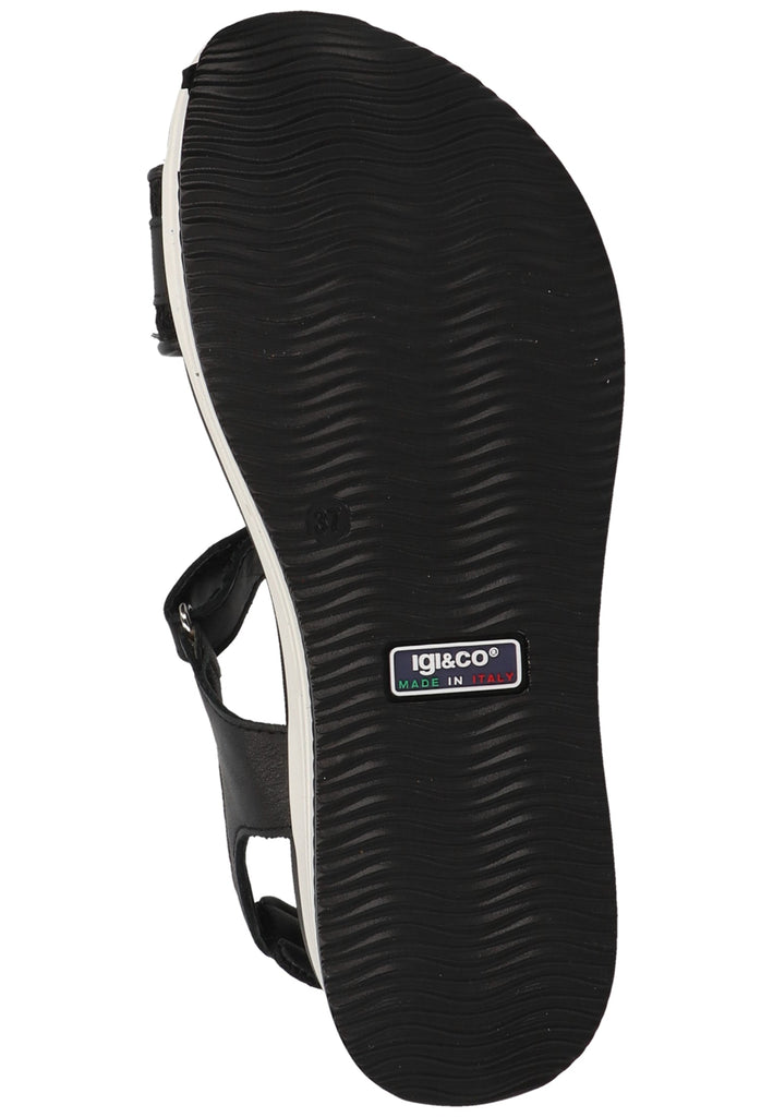 IGI&CO Sandalen Leder/Textil Schwarz