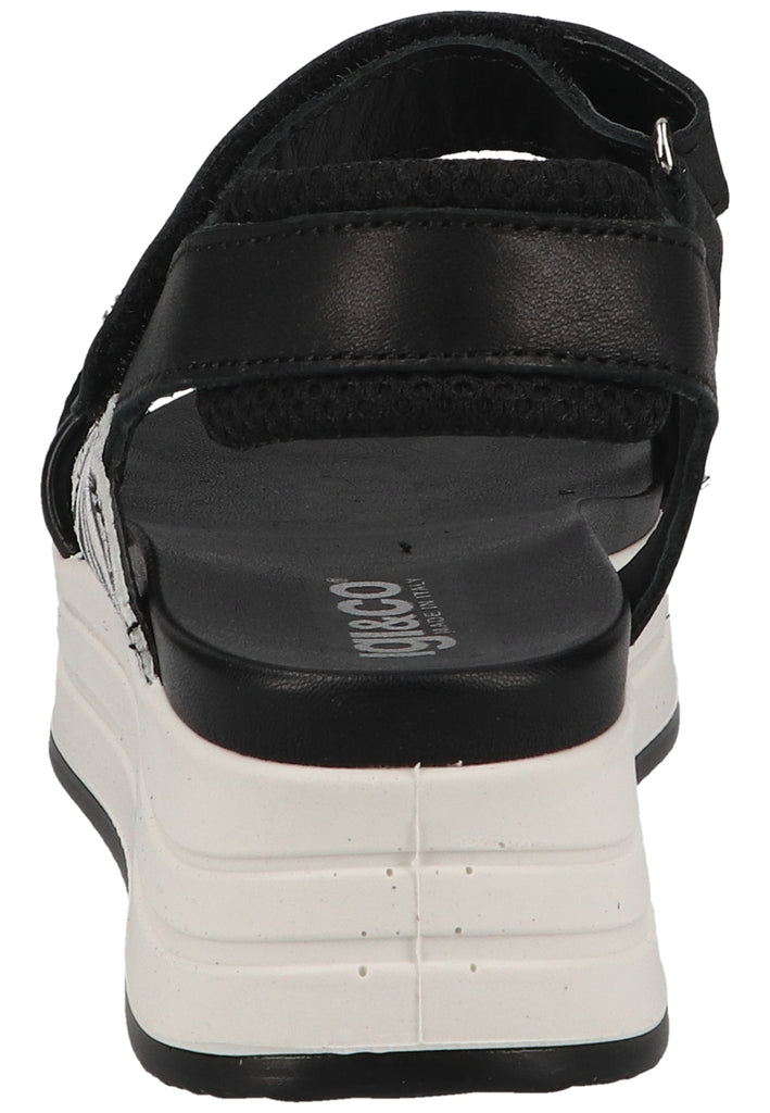 IGI&CO Sandalen Leder/Textil Schwarz