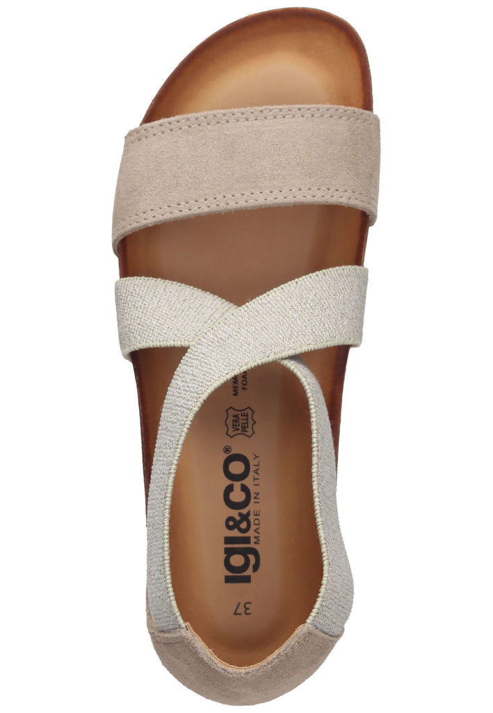 IGI&CO Sandalen Leder/Textil Taupe