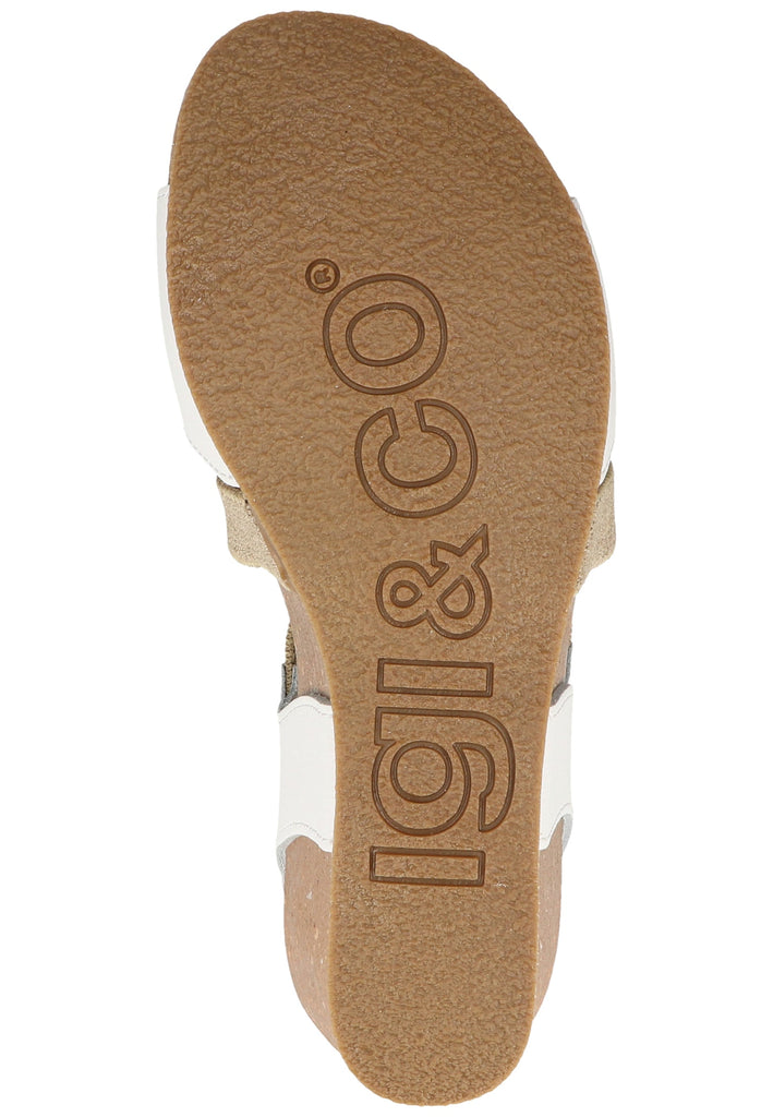 IGI&CO Sandalen Leder/Textil Weiß